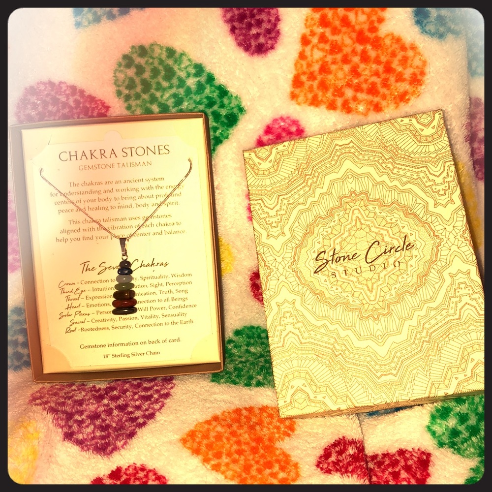 Chakra stone necklace